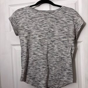 lululemon athletica Black and White Short Sleeve Tee